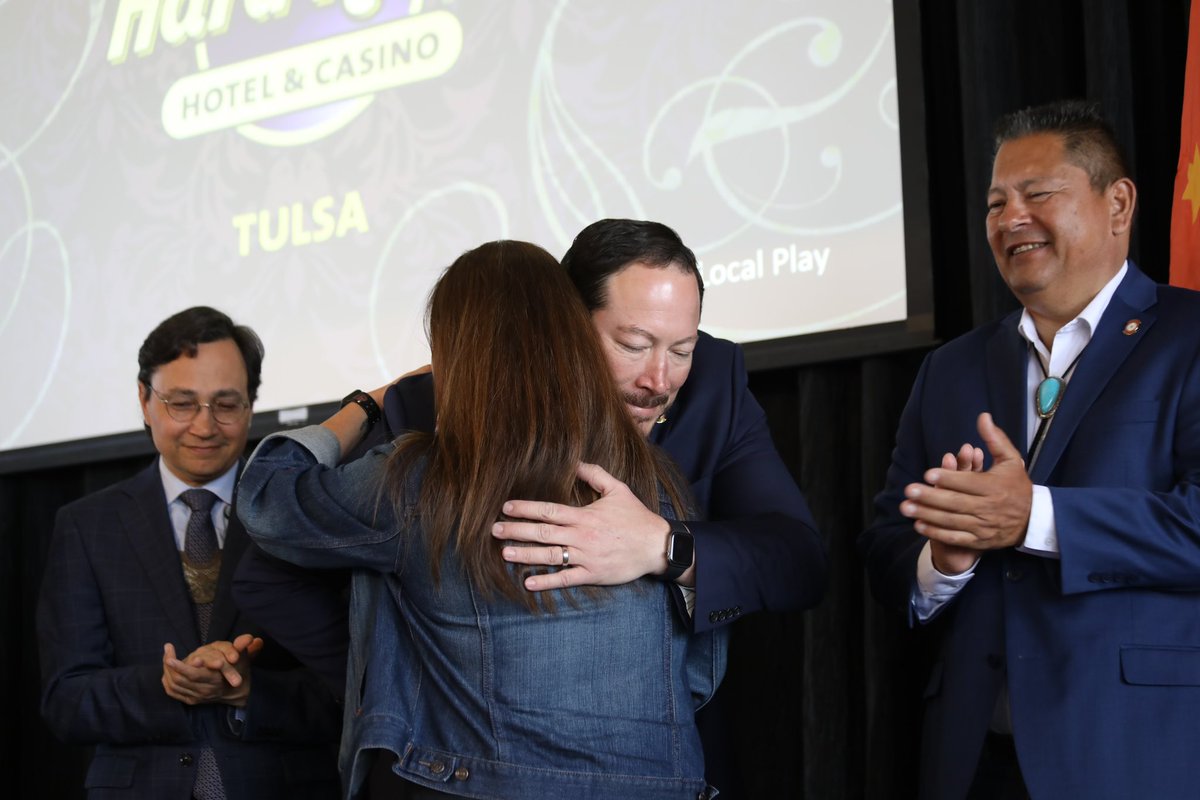 Today, we celebrated public schools across the reservation by contributing a record $7.8 million to 109 North East Oklahoma school districts during the tribe’s Public School Appreciation Day event at <a href="/TulsaHardRock/">Hard Rock Tulsa</a>. 📚❤️✨