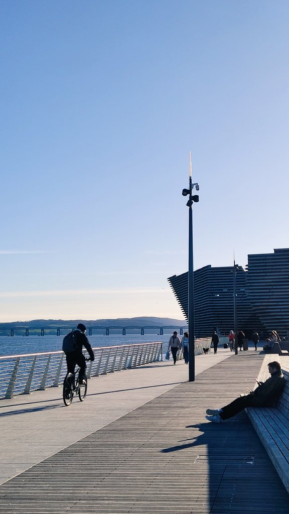 CE_Soto's tweet photo. This morning in Dundee the Partnerships Team at #SustransScotland, had a couple of sessions on the Walking &amp; Cycling Index and how #Data can be used to inform projects and plans. We also looked at #Decarbonisation from the lens of Biodiversity #CommunityProjects @ProjectSeagrass https://t.co/HbbmgSAdVp