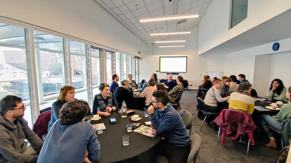 CE_Soto's tweet photo. This morning in Dundee the Partnerships Team at #SustransScotland, had a couple of sessions on the Walking &amp; Cycling Index and how #Data can be used to inform projects and plans. We also looked at #Decarbonisation from the lens of Biodiversity #CommunityProjects @ProjectSeagrass https://t.co/HbbmgSAdVp