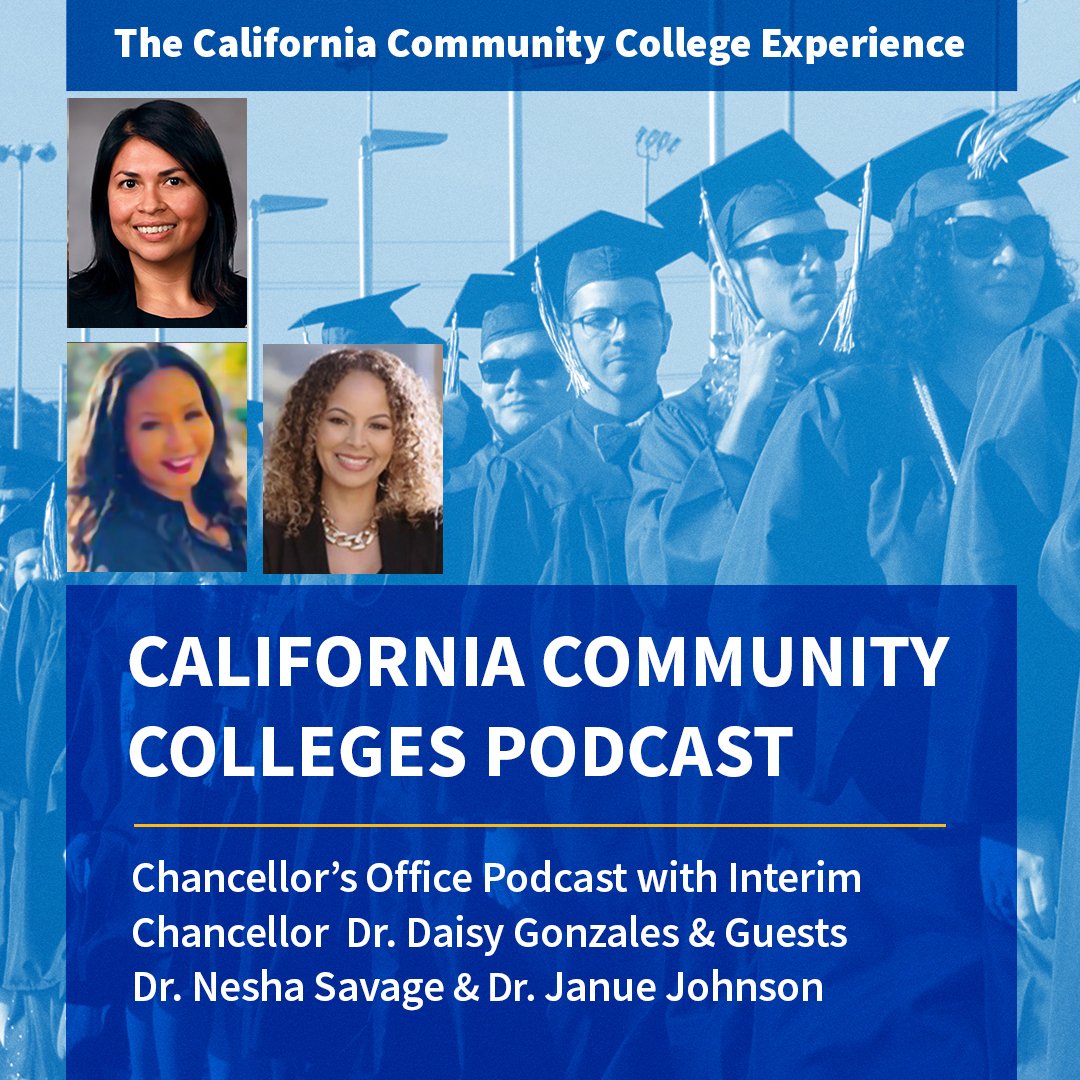 CalCommColleges's tweet photo. #WomenHistoryMonth #podcast! Interim Chancellor Dr. Daisy Gonzales &amp; guests Dr. Janue Johnson, @sdmesacollege &amp; Dr. Nesha Savage, @sdcitycollege, co-founders of @NandiOrg non-profit to empower Black women professionals &amp; students. Listen: https://t.co/mN3biSfF0o.
#WomenLeaders https://t.co/zocZYDj4wc