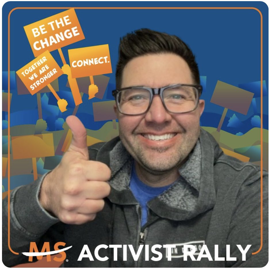Today I attended the virtual MS Activist Rally! We are all individual ripples but together we create a tidal wave of change! #MSActivist #thisisms