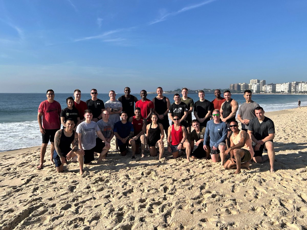 MSG_Duty's tweet photo. The Region 4 Headquarters held a Regional Training Event in Rio de Janeiro, #Brazil, for its Detachment Commanders to build camaraderie, relationships, and have discussions on how the Region can better support their detachments. #MSGDuty https://t.co/HMk8oSiCJU