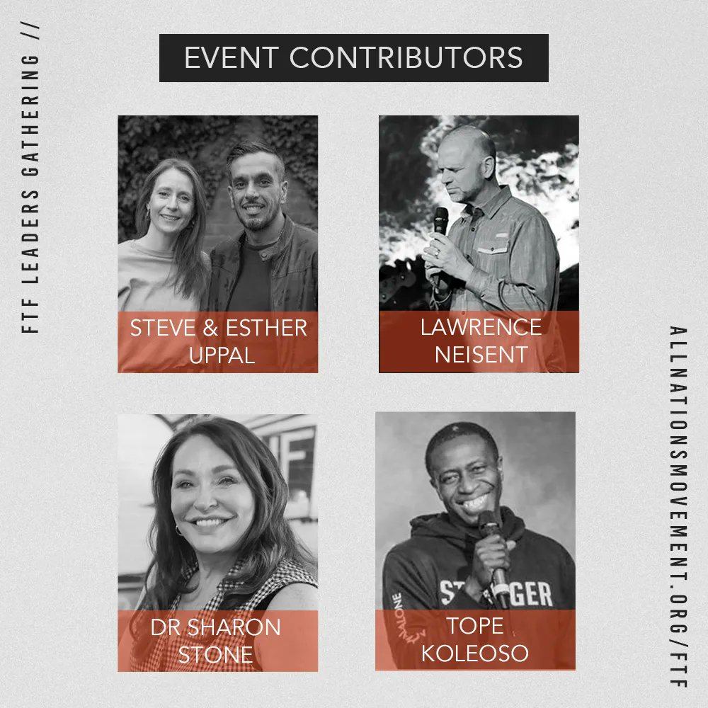 We are looking forward to hosting Fuel the Fire leaders day with some great friends Lawrence Neisent, Dr Sharon Stone and Tope Koleoso … Book in today allnationsmovement.org/ftfwolverhampt…

#FTFLeadersDay #AllNations #RevivalReady #3DaysAway