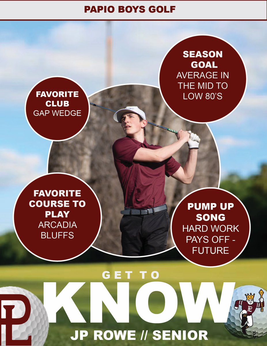 PLVMonarchGolf's tweet photo. Our third and final senior, sharpshooter JP Rowe! ๐ฏ
#PLVGolf || #WeArePLV https://t.co/n4KkI1kMcZ