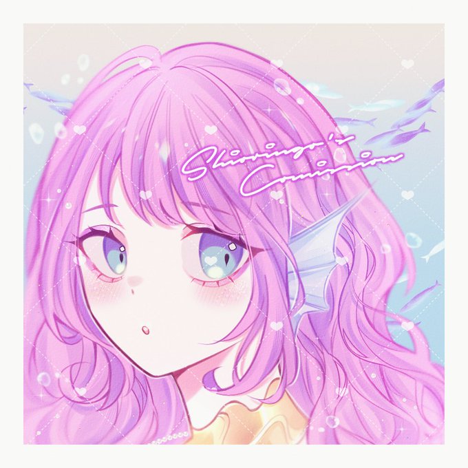 「blush mermaid」 illustration images(Latest)