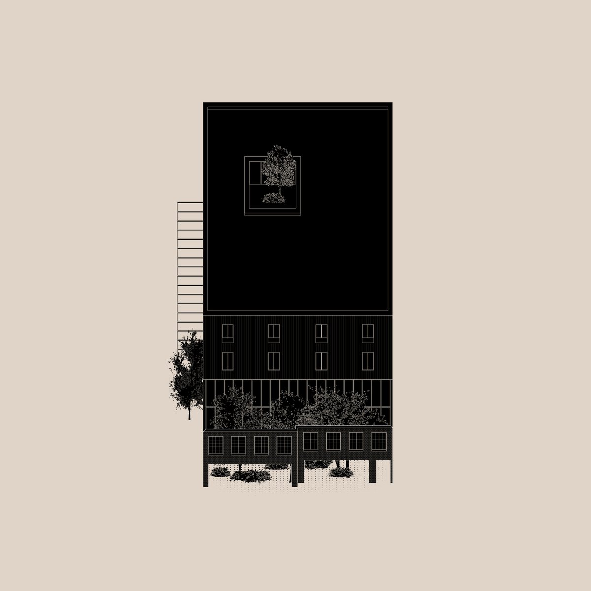 atelierbarda's tweet photo. Concours sur invitation, projet lauréat, 2021. Réhabilitation d'un bâtiment industriel en lieu à vocation culturelle, Montréal, Étude en cours et détails à venir. https://t.co/457GpwMHPG