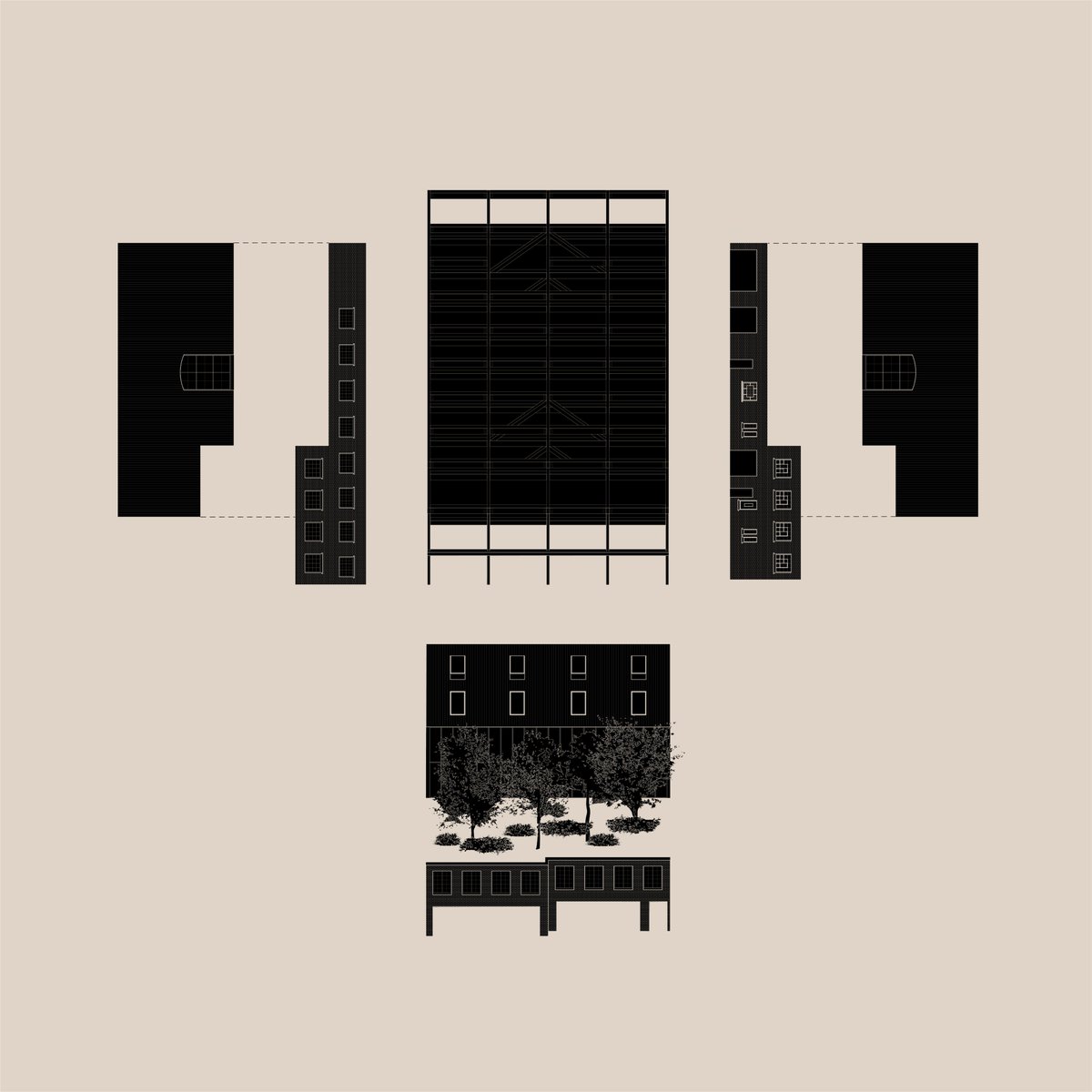 atelierbarda's tweet photo. Concours sur invitation, projet lauréat, 2021. Réhabilitation d'un bâtiment industriel en lieu à vocation culturelle, Montréal, Étude en cours et détails à venir. https://t.co/457GpwMHPG
