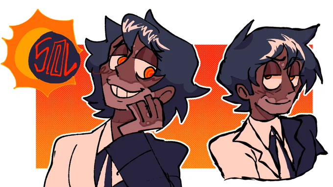 humanized Sol from #warriorcats !! inspired by  