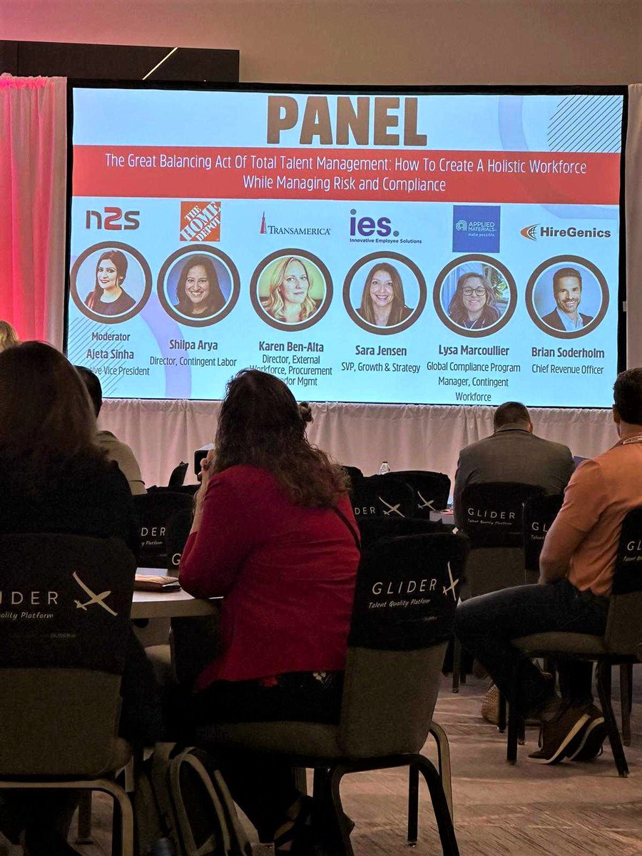 VDartInc's tweet image. We are excited to hear from Shilpa Tahiliani Arya Lysa Marcouillier, CCWP, about their views on The Great Balancing Act Of Total Talent Management panel discussion at #ProcureCon2023.

#ProcureConCS #VDart #TalentManagement