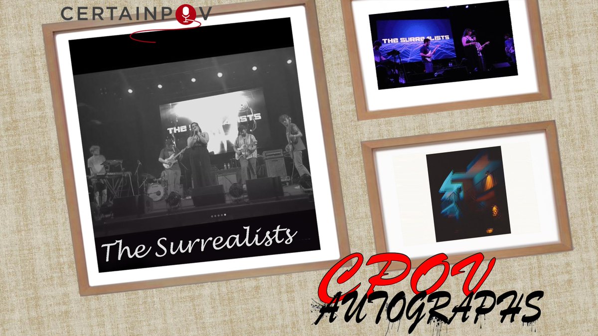 CPOVAutographs's tweet photo. On this episode @dj_stormageddon is joined by the psychedelic indie rock band @TheSurrealists_! Matt chats with the band about their brand new record, “As the Tides Rise," their originals, their influences, and the writing and recording process of the https://t.co/dwy6MqKBtB https://t.co/4T4p0LhOYV