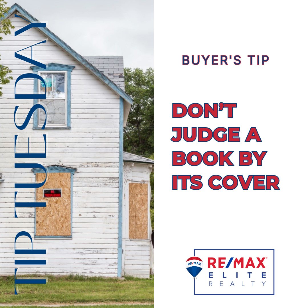 REMAXEliteKY's tweet photo. #TipTuesday- Don't judge a book by its cover! An ugly exterior can hide a home's true potential. 
⁠
#REMAXEliteRealty #unstoppable2023 #remaxhustle #homebuyertips #Tuesdaytips #hometips #LiveLoveOwnKY #bluegrassrealtors #weareremax https://t.co/xCTSkEIIZI