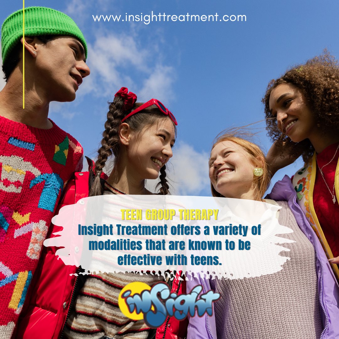 TeenMentalhelp's tweet photo. All of our groups are facilitated by trained and licensed professionals that specialize in a wide variety of problem areas.

📞 (888) 295-9995
💻  https://t.co/97pXGx7fL4

#insighttreatment #supportothers #supportthosewhosupportyou #supportyourcommunity #emotionalhealth https://t.co/NBJj3r5ors