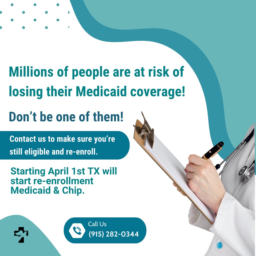 ProjectVIDAEP's tweet photo. π Make sure to re-enroll and donβt lose your benefits! βοΈ
π β οΈ Contact us to help and ensure you keep the health coverage you need.
#PVHC #PVclinic #projectvidaep #medicalcare #healthcare #wellness #treatment #health #clinic #wellbeing #healthylife #healthawareness https://t.co/W8HkslKqnM