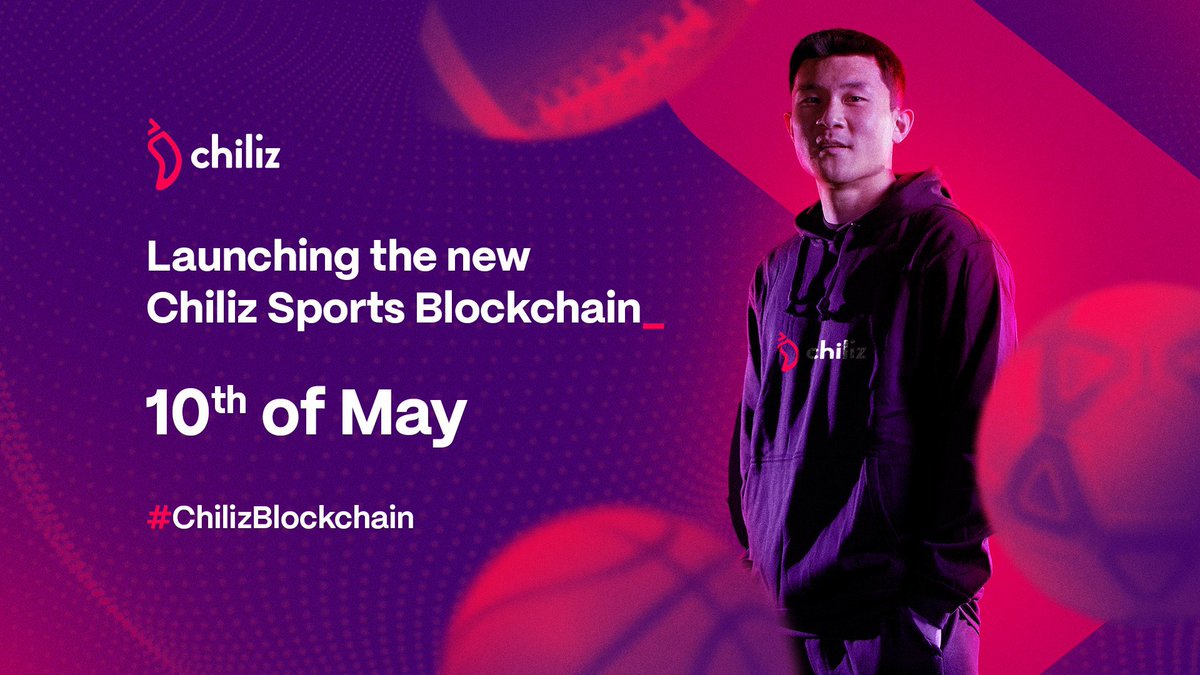 𝗦𝗔𝗩𝗘 𝗧𝗛𝗘 𝗗𝗔𝗧𝗘 Lancio della nuova Sports Blockchain_ ⏳⏳⏳ 10 Maggio #ChilizBlockchain ⚡️ $CHZ