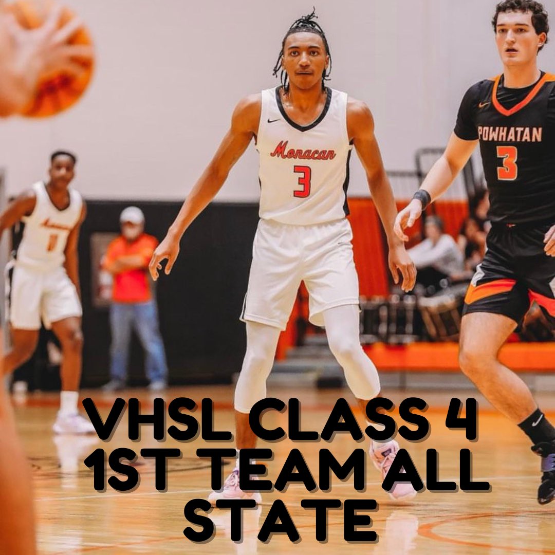 Congratulations to senior, Rasheed Daniels, for being named VHSL Class 4 First Team All State! 

After an impressive senior season, Rasheed wraps up his HS career as Monacan Boys Basketball’s All Time Leading scorer! We’re proud of you, <a href="/DanielsSheed/">SheedDaniels</a> #ChiefPride <a href="/804Varsity/">804 Varsity</a>