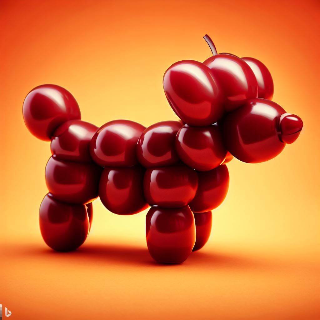 mdsanima's tweet photo. dog made out of cherry by Bing Image Creator #AIart #AIArtworks #AIcommunity #bingimagecreator https://t.co/XB1Y67ber8