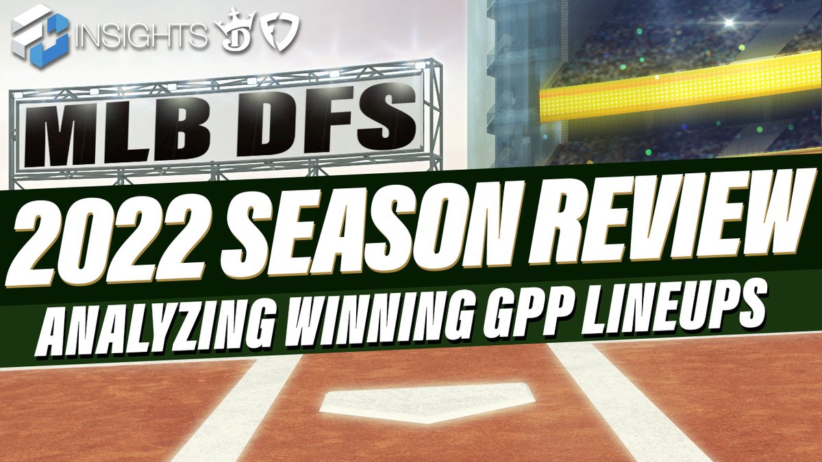 FantasyCruncher's tweet photo. ⚾️We Reviewed 162 Days of Main MLB GPPs on DraftKings &amp; FanDuel from 2022⚾️

📝DK Winning Stack Types: https://t.co/NI3pwRgAND
📝DK Starting Pitching: https://t.co/zwCKuZpNHE
📝Hits, Runs, &amp; Homers on AVG: https://t.co/o3ziBwk0de
📝FanDuel Stack/Pitching: https://t.co/OsnPJ6lbH4 https://t.co/gYj90AjPsU