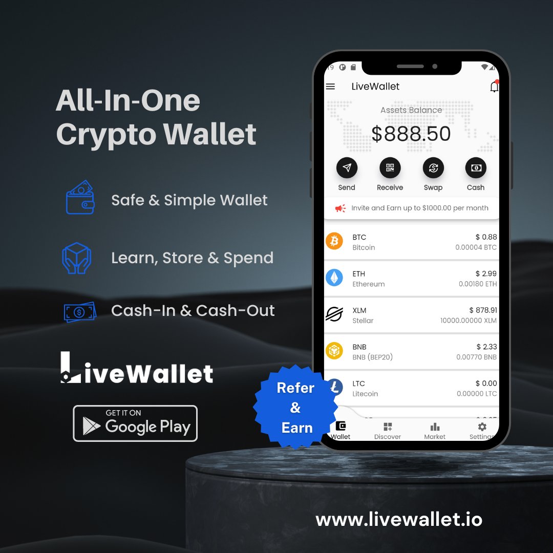 LiveWallet_ tweet picture