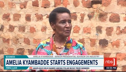 NBS Television (@nbstv) on Twitter photo Senior Presidential Advisor on Industry, <a href="/AKyambadde/">Amelia Kyambadde</a> has kick-started engagements with stakeholders in small and medium-scale enterprises.
<a href="/Nakatocatherin6/">Nakato catherine</a>
#NBSLiveAt9 #NBSUpdates Senior Presidential Advisor on Industry, <a href="/AKyambadde/">Amelia Kyambadde</a> has kick-started engagements with stakeholders in small and medium-scale enterprises.
<a href="/Nakatocatherin6/">Nakato catherine</a>
#NBSLiveAt9 #NBSUpdates