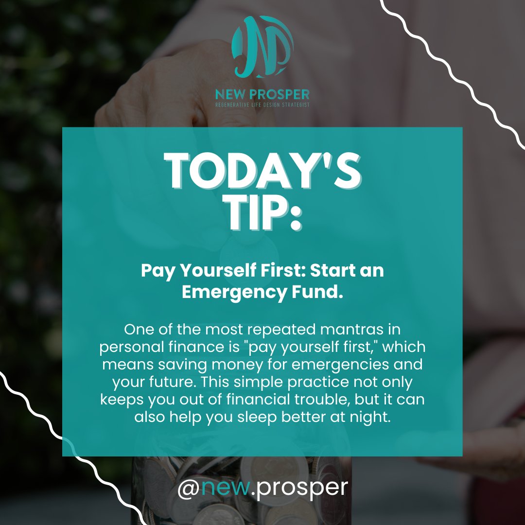 Mike Wird (@mikewirdthe33rd) on Twitter photo One of the most-repeated mantras in personal finance is โpay yourself first,โ which means saving money for emergencies and your future.
Need some financial advice?
๐ mike@newprosperlife.com
๐ฒ (720) 674-7491
#emergencyfund #personalfinance #financialadvice #newprosper One of the most-repeated mantras in personal finance is โpay yourself first,โ which means saving money for emergencies and your future.
Need some financial advice?
๐ mike@newprosperlife.com
๐ฒ (720) 674-7491
#emergencyfund #personalfinance #financialadvice #newprosper