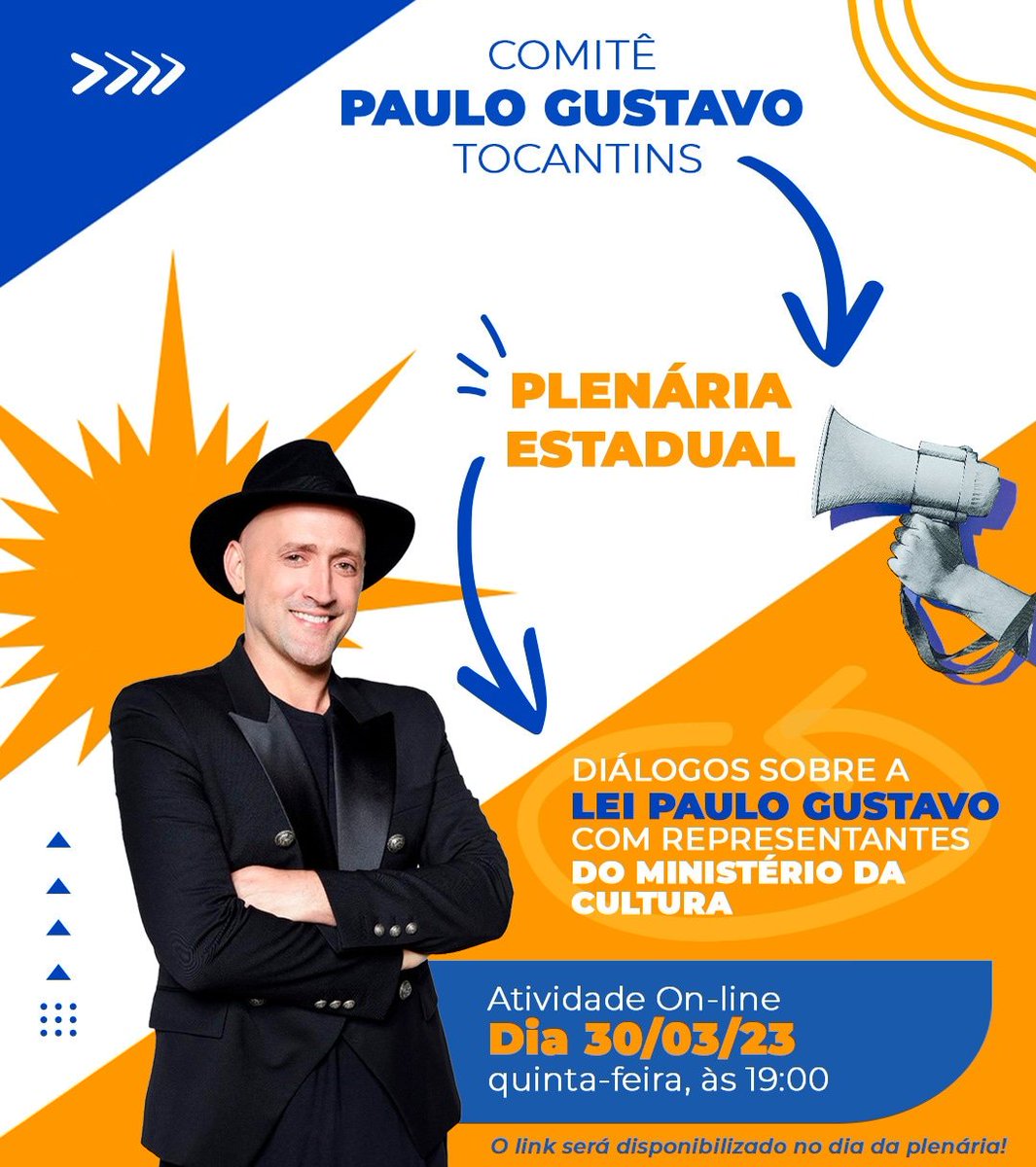 Bora bora, artistas! Vamos segurar estes recursos no Tocantins pra fortalecer a cena.