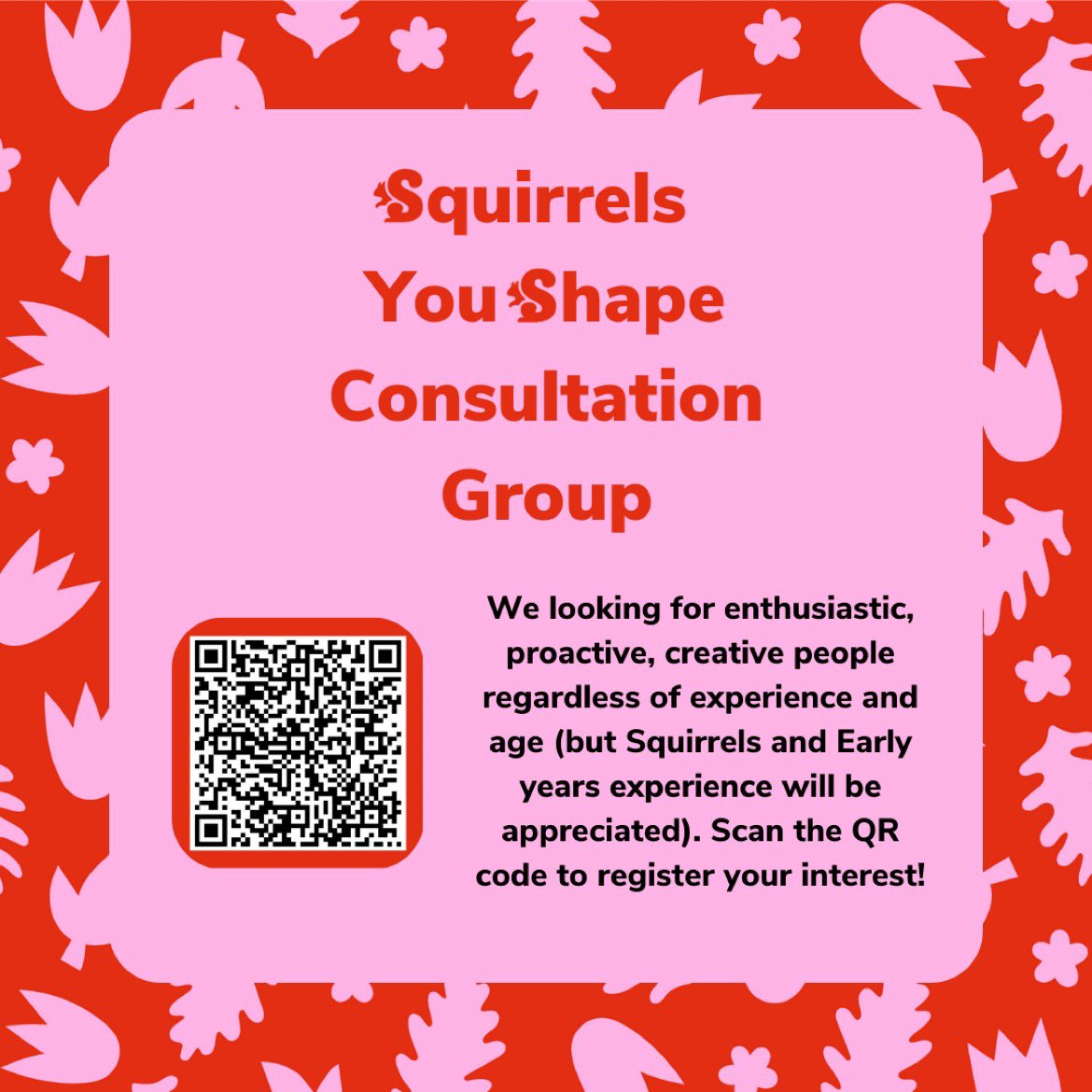 Are you interested in shaping the future of Squirrels programme? Express your interest below forms.office.com/e/E9V53iMTyL <a href="/scouts/">Scouts</a> <a href="/AyeshaKarimUKYC/">Ayesha Karim</a> <a href="/Robert_Scouts/">Robert Mason - Scouts</a> <a href="/isabellainga/">Izzie Inga</a> <a href="/OllieFaragher/">Ollie Faragher</a>