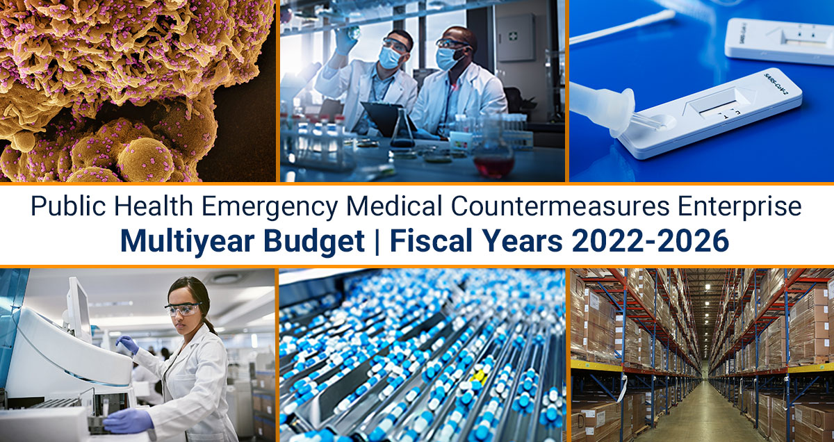 The new 2022-2026 Public Health Emergency Medical Countermeasures Enterprise Multiyear Budget assessment projects $64+ billion in funding to strengthen our nation’s medical countermeasure portfolio for a faster, more effective emergency response. aspr.hhs.gov/newsroom/Pages…