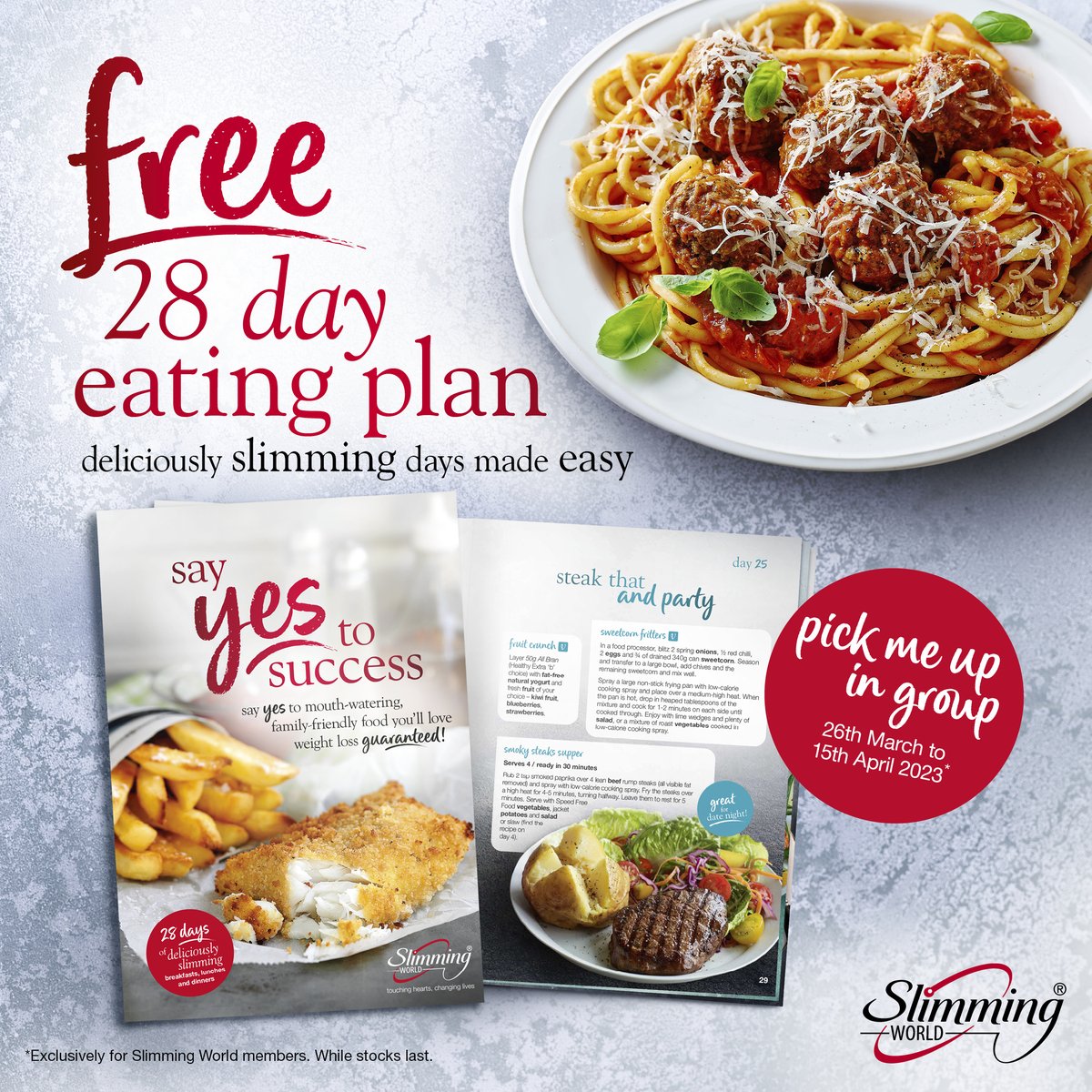 Amiemcgjohn's tweet photo. From now until 15th April, you can pick up 28days of food inspo for FREE when you join my @amiemcgjohn group. That’s a whole month of breakfast, lunch and dinner sorted – every single menu is #FoodOptimised to help you lose weight,eat the food you love & live the life you want https://t.co/RmigIUwMeq