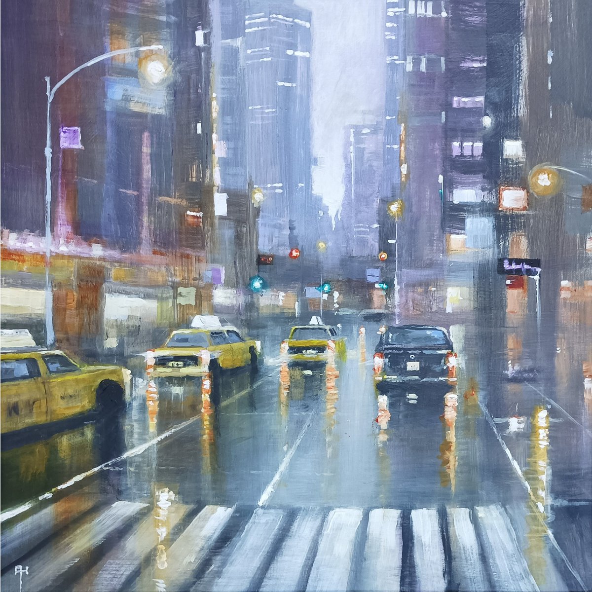 tyneside_art's tweet photo. Excited to share the latest addition to my etsy shop: Downtown NYC. original acrylic painting by Alan Harris, British artist, oils, acrylic, pastel, mixed media, original painting https://t.co/oyiFmyNn9f #blue #yellow #framed #architecturecityscape #horizontal #impres https://t.co/mzDj3KLqos