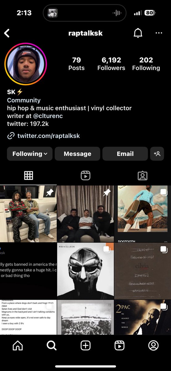 CooperRuggles's tweet photo. @raptalksk Gotta be “Self Control” but ive been bumpin “Nikes” recently https://t.co/U9yHIXkjVN
