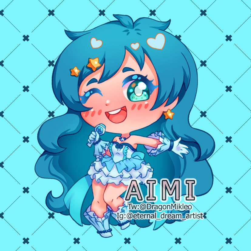 DragonMikleo's tweet photo. 💙Mizuiro Pearl Voice💙

I'm working on their idol/super idol form, and I wanted to start with Hanon 💖

#mmppp #mermaidmelody #pichipichipitch https://t.co/tpCYoIO6tB
