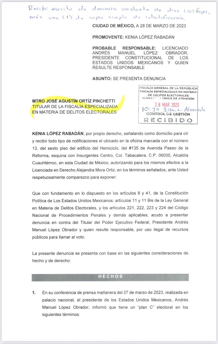 kenialopezr's tweet photo. Como lo anuncié en #LaContraMañanera:

DENUNCIÉ a @lopezobrador_, ES UN DELITO que llame a votar a favor de morena, con recursos públicos.

🔃 COMPARTE y hagamos que cumpla la ley aunque le cueste trabajo. https://t.co/xKInVyQBRb