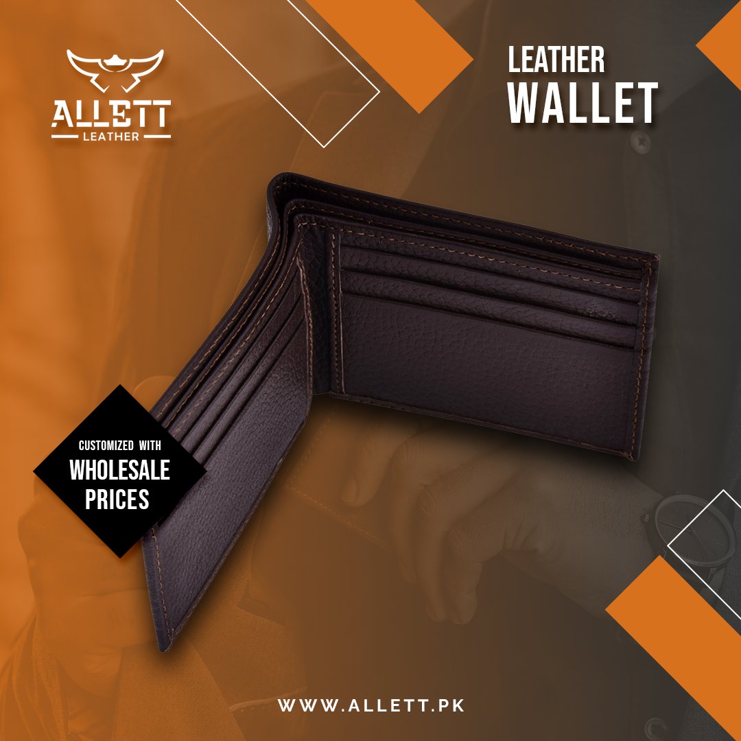 100% Genuine Crafted with premium quality leather Wallet #giftsidea #mensproducts #wallets #leatherwallets #handmadeleather #customleather #longwallet #allettwallets #allett

allett.pk
allett.co