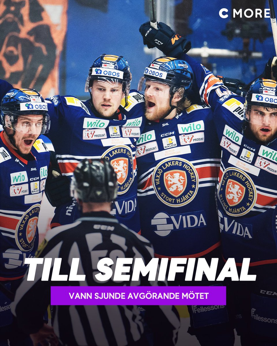 TV4_Hockey's tweet photo. Växjö vinner den sjunde avgörande matchen med 2-1 mot Luleå 💥 https://t.co/7hJyCfUtIj