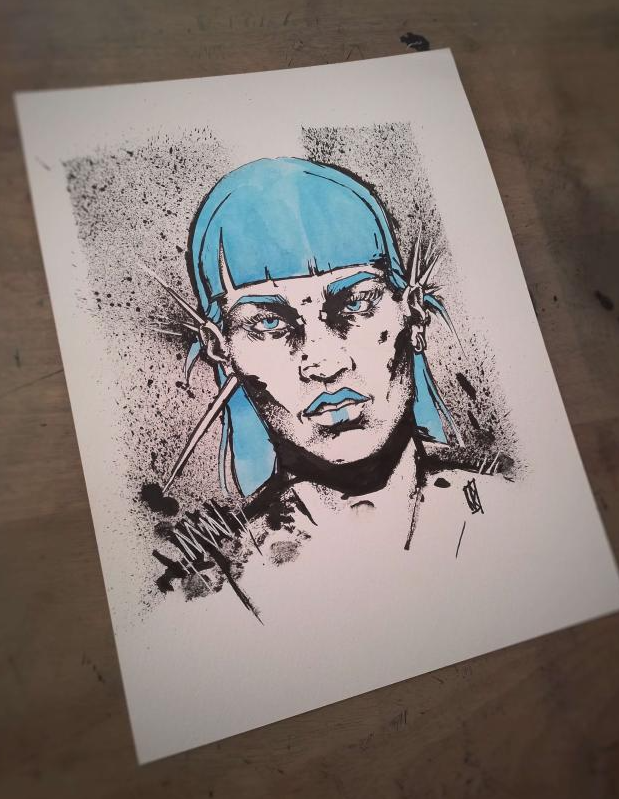 Jo_Reeman's tweet photo. ⚫️💀 Au début du mois j'ai ouvert une page instagram pour ma BD Gutterchild : https://t.co/F8MYJAPAJn
J'y poste regulierement, des planches, des croquis, des reels, tout en racontant du lore. Quelques extraits visuels ⬇️. 
Si vous pouviez partager à fond, ça serait 🖤coolos🖤💀⚫️ https://t.co/wGpndW27pT