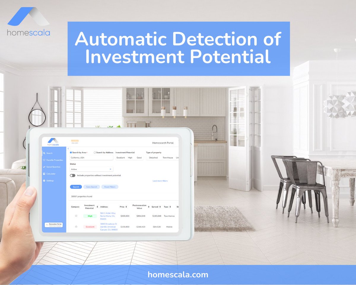 home_scala's tweet image. 💰📈 Want to maximize your real estate investment potential? Our automatic detection tool can help! #RealEstateInvesting #InvestmentPotential #HomeImprovement