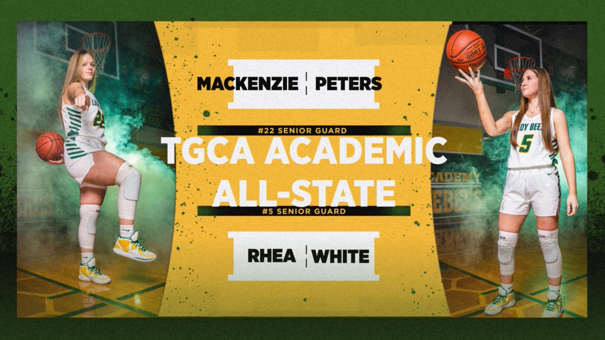 ladybeeball2019's tweet photo. CONGRATULATIONS (again) to Mackenzie Peters and Rhea White on being named to the TGCA Academic All-State team. These ladies maintained a GPA of 94 or better their entire HS career! We are proud of you two and wish you the best after HS. #POP https://t.co/jk8ykdu8V9