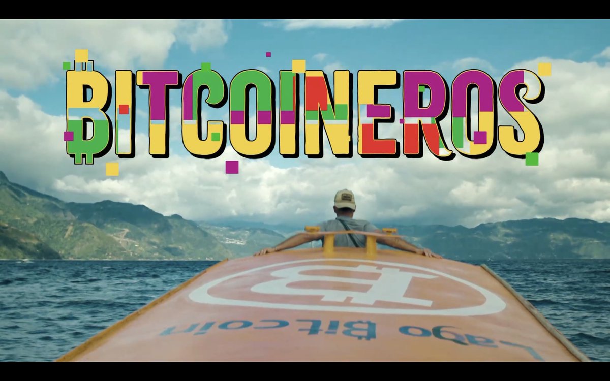 Heute um 22.55 läuft unsere Doku #Bitcoineros linear auf <a href="/3sat/">3sat</a> - ein Roadtrip durch El Salvador und Guatemala. Der Film ist auch jederzeit in der ARD Mediathek abrufbar: shorturl.at/jFG39
#Bitcoin <a href="/BoschDionysos/">Maximilian Sippenauer</a> <a href="/victorpena84/">Víctor Peña</a>  <a href="/LakeBitcoin/">Bitcoin Lake / Lago Bitcoin Guatemala 🇬🇹🍊💊⚡️</a> <a href="/fulmolightning/">Fulmo ⚡</a> <a href="/JUN_AJPU_btc/">Eliazar</a>