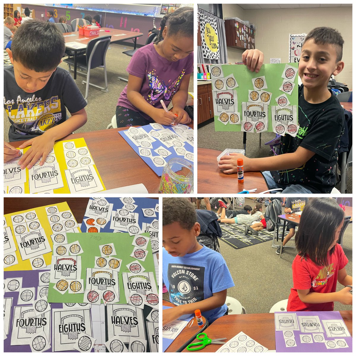 MSchroeder_LSE's tweet image. Guided Math March Madness! Students enjoyed sorting and “slam dunking” equal parts! 🏀 💛🖤 @HumbleElemMath @HumbleISD_LSE #MarchMathMadness