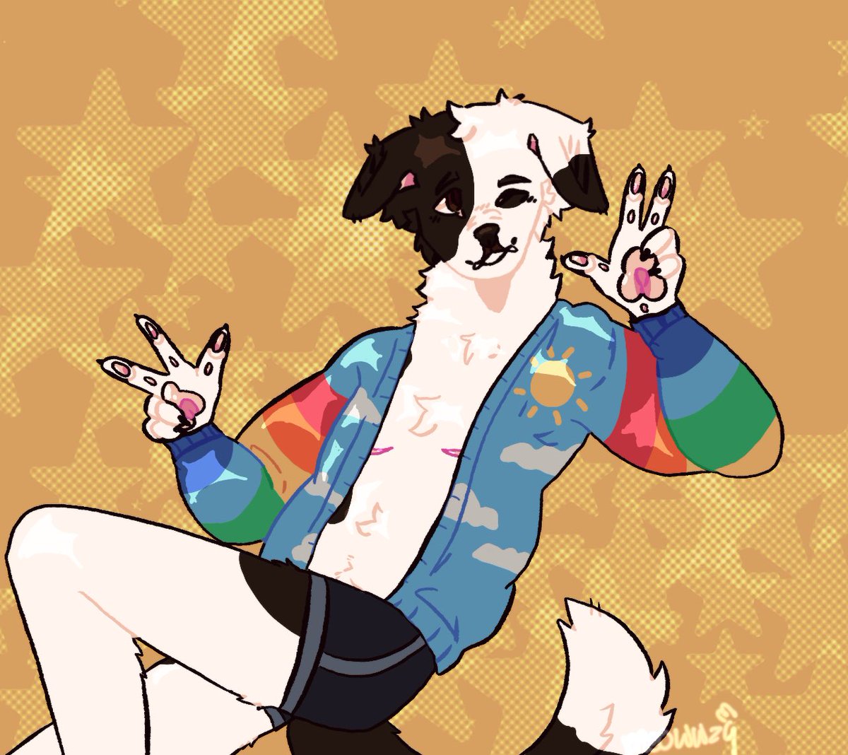 finnimss's tweet image. some art of my ocs kody, kermit, and moo!! i’m loving the art era im in rn 
🎀 #furryocs #furryart #ocart #originalcharacter #ArtistOnTwitter