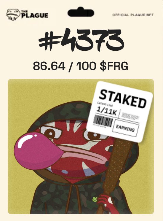 In honor of our three new friends in the swamp and <a href="/ThePlagueNFT/">The Plague Of Frogs 🐸</a> flawless migration we will be giving away a camo hoodie froggo🐸🍻

🐸Follow: <a href="/SwampWaterBrand/">Swamp Water</a> <a href="/ThePlagueNFT/">The Plague Of Frogs 🐸</a> 
🍻RT+Like Quoted tweet
🖤RT+Like this tweet
🍻Tag 3 friends below you would crush some brews with!

⏳72