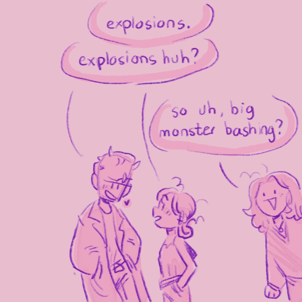 roadkillsunday's tweet image. thinking about the fist bump that should have been 🤜🤛 #spuffy #btvs