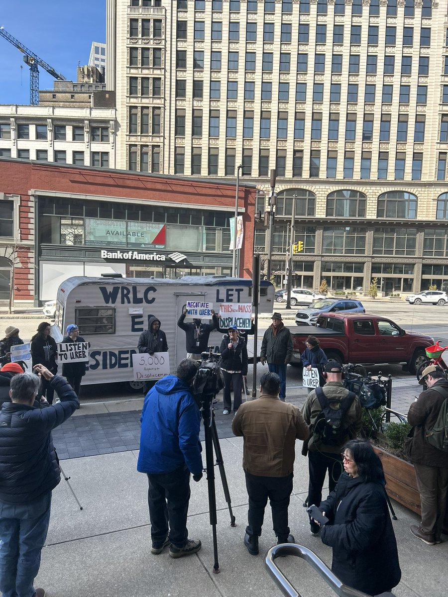 We are here @WRLConservancy . #cle Stop the mass displacement!