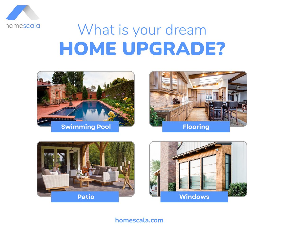 home_scala's tweet image. 🏠💭 What's your ultimate dream home upgrade? We want to know! Share in the comments below. #DreamHome #HomeImprovement #UpgradeYourSpace