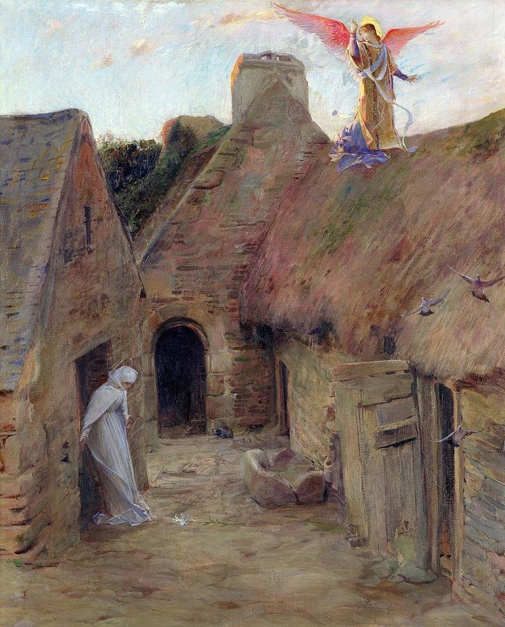 Marzena99557145's tweet photo. Spokojnej nocy Państwu🌟

Luc Oliver Merson (1846-1920), The Annunciation, 1908
oil on canvas
Musée Thomas-Henry, Cherbourg-Octeville, Normandy https://t.co/oevGlcgC07
