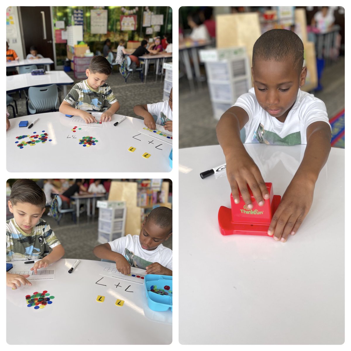 MrsCoughlin__CE's tweet image. Creating and solving our own word problems in guided math today!  #Marchmathmadness ⁦@HumbleElemMath⁩ ⁦@HumbleISD_CE⁩