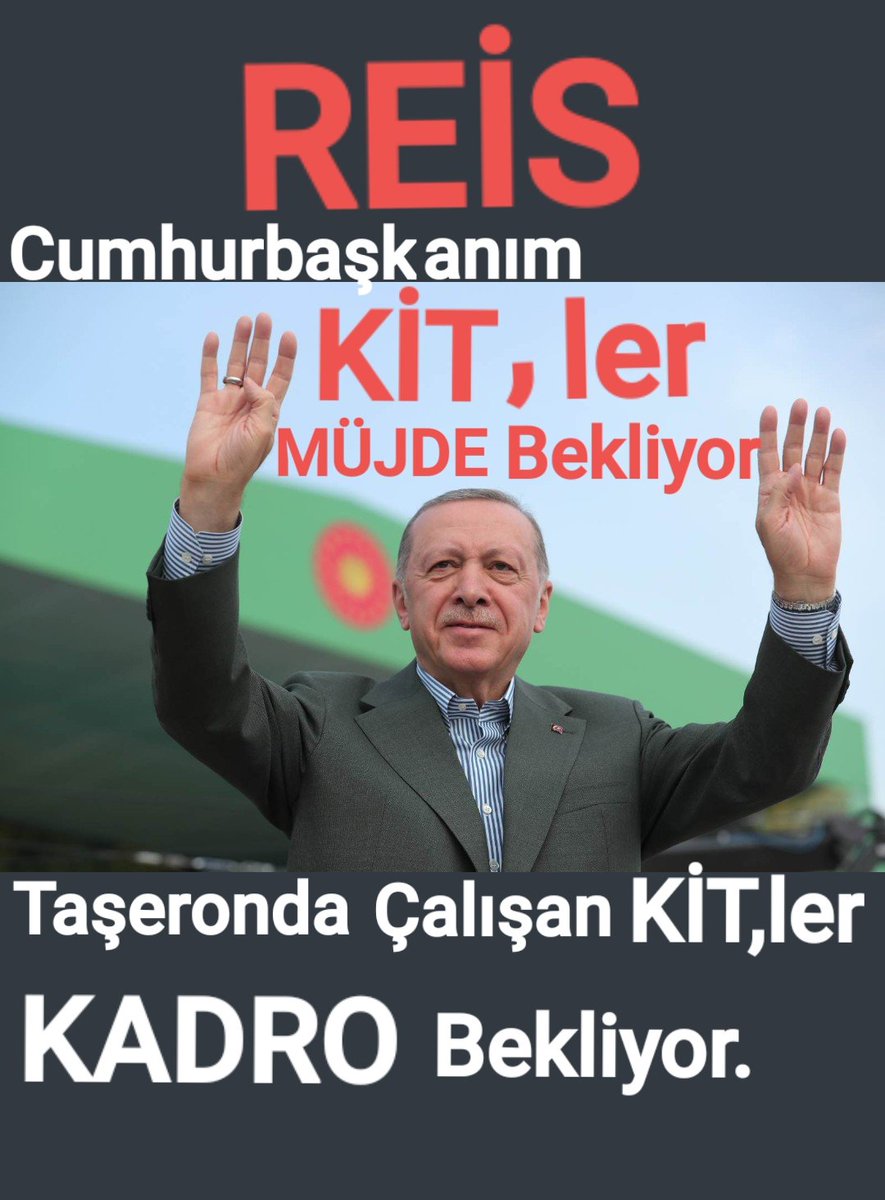 #90BinkitKandırılmasınArtik 
Bizi görmezden gelmeyin artık reis önümüzde büyük seçim var biz alıştık ama senin koltuk duşmesin verin kadromuzu 
@RTErdogan 
@dbdevletbahceli 
@_cevdetyilmaz 
@vedatbilgn 
İnşallah bizi duyar ve anlarsınız koltuğunuzu sağlama alın sizde bizde