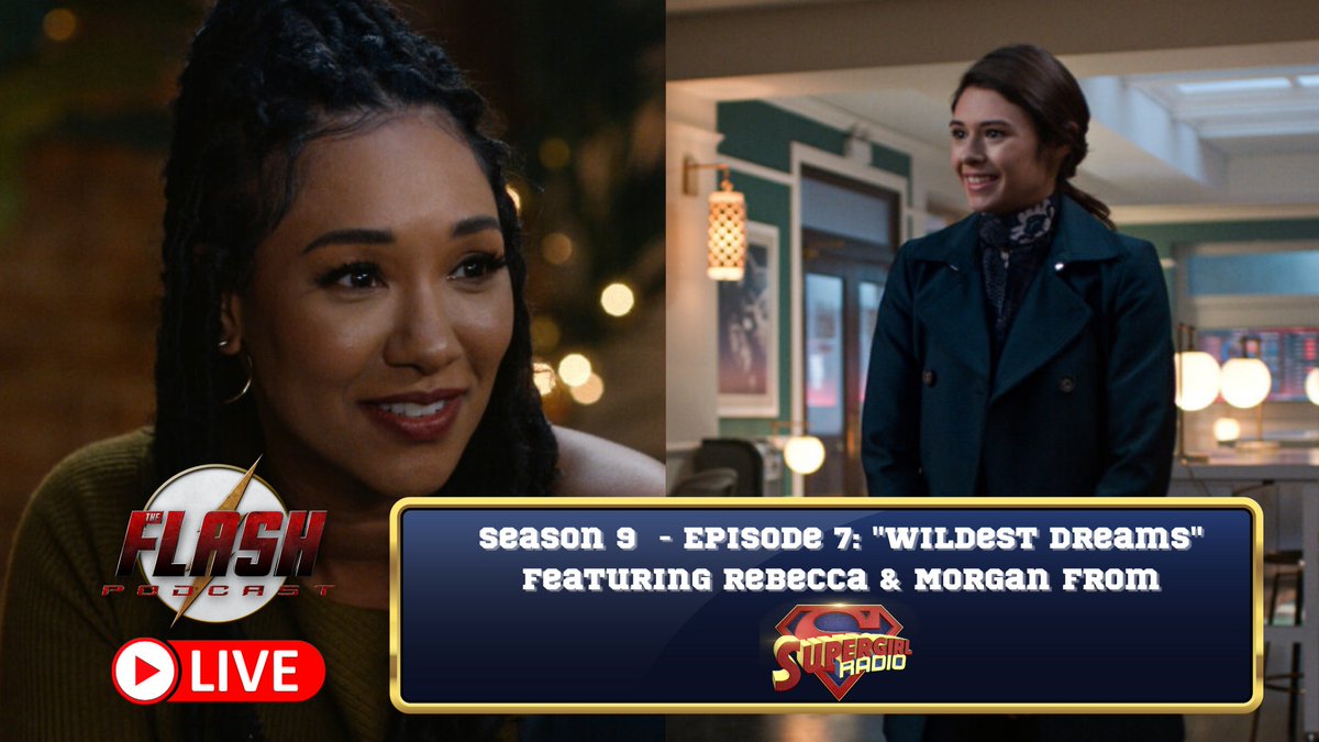 THIS THURSDAY at 9:30 PM ET, we're excited to be teaming up with Rebecca &amp; <a href="/mojotastic/">Morgan Glennon</a> from <a href="/SupergirlRadio/">Supergirl Radio</a> on #TheFlash Podcast LIVE as <a href="/NicoleAMaines/">Wyatt Maines</a>' #Dreamer stops by #TheFlashSeason9! bit.ly/40Gl0OX #Arrowverse #WestAllen #9YearsOfWestAllen #WestAllenForever #DCTV
