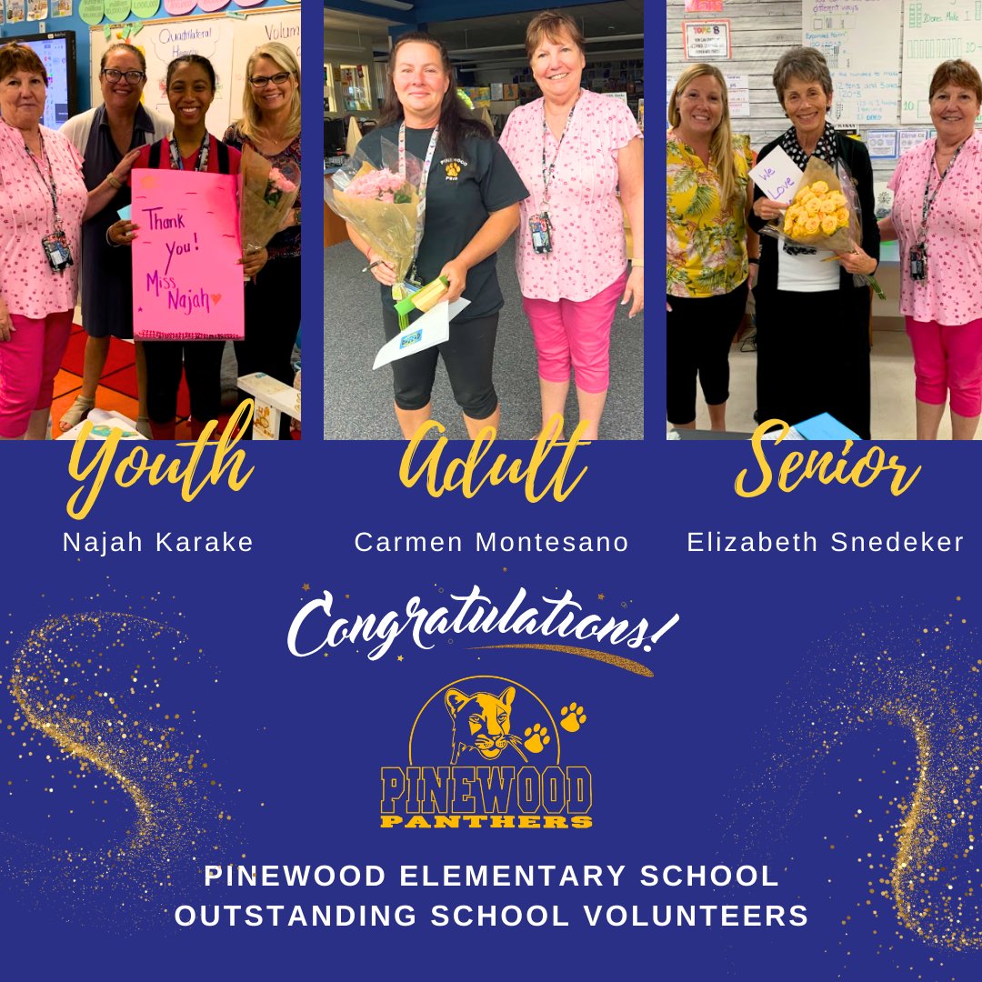 McsdVolunteers's tweet photo. Congratulations to Pinewood Elementary School's 2023 Outstanding School Volunteers and Community Partner in Education! You are #pawesome! #allinmartin https://t.co/tT8MVgN3ul