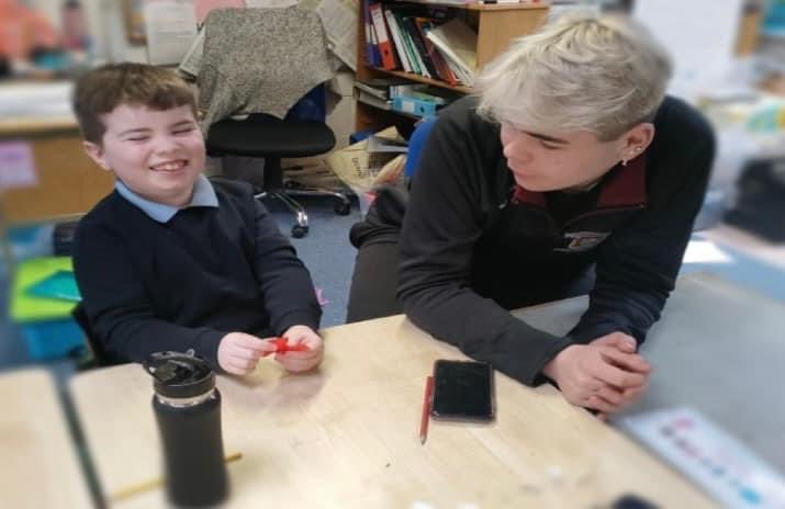 global_bcs's tweet photo. Sustainable Futures. A project between TY and our local primary school Scoil Mhuire. Wonderful ambassadors for our school and inspirational leaders to younger students. Huge thanks to the teachers and students involved. @BlakestownCS @WorldWise_Irl @accsirl @PdstTy https://t.co/HUGUQmgiF4